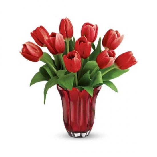 Le bouquet baiser de tulipe